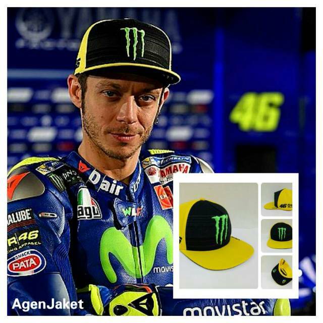 Topi Motogp Yamaha  VR46 Rossi Monster 2017