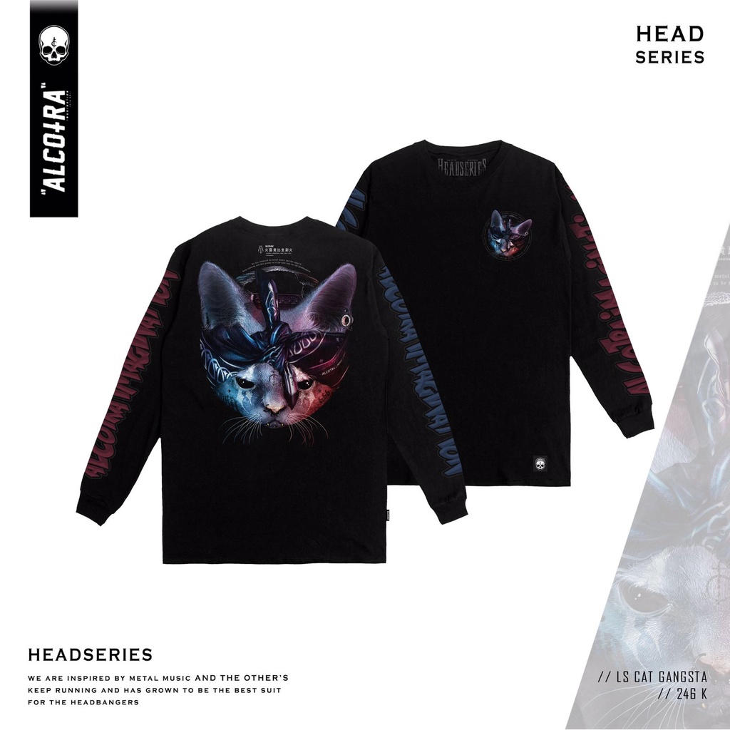 ALCOTRA - LS CAT GANGSTA // LONGSLEEVE CAT GANGSTA #HEADSERIES