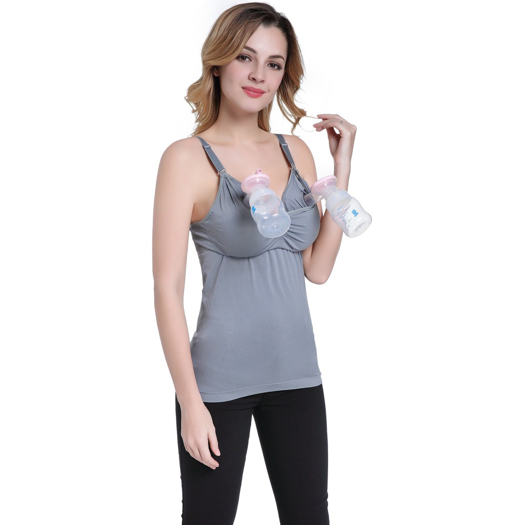 TANKTOP BRA CAMISOLE NURSING PADDED TANKTOP MENYUSUI 889