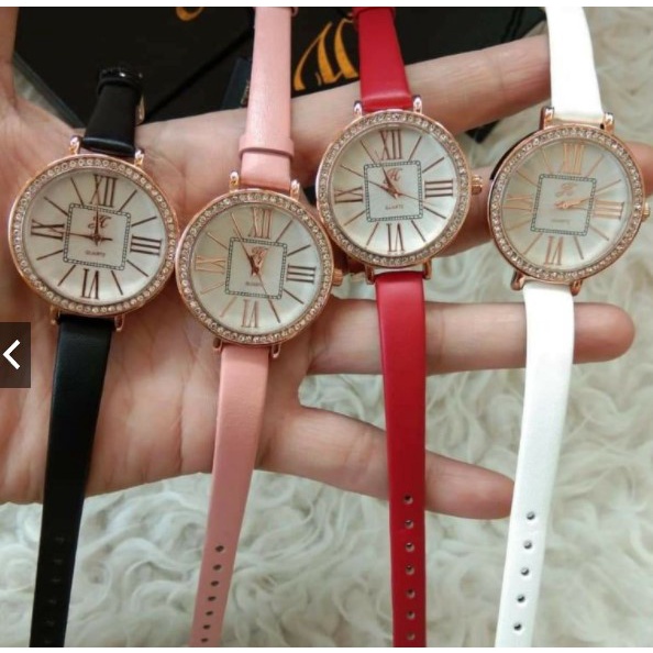 Jam Tangan Wanita Kulit Jims Honey Watch 8089 Arloji Import Original Jims Honey Include Sertifikat dan Box Exclusive