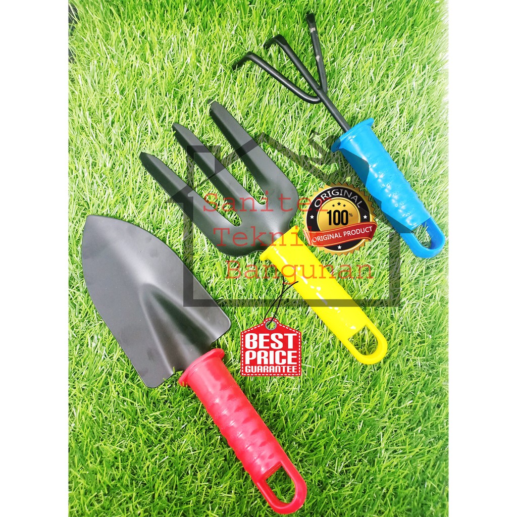 ALAT BERKEBUN SET 3 PCS-GARDEN TOOLS-ALAT KEBUN-ALAT TAMAN-SEKOP TAMAN-GARPU TAMAN-GARUKAN TAMAN