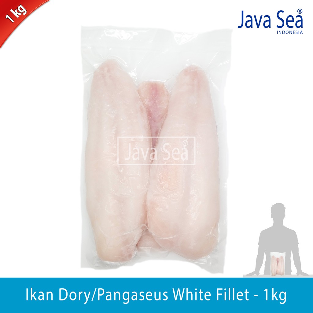 

Fillet Ikan Dory / Dori / Patin (Pangaseus) White/BL pack 1kg Java Sea