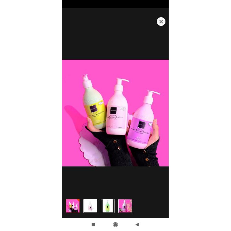 scarlet body lotion romansa, pomegrante, fantasia