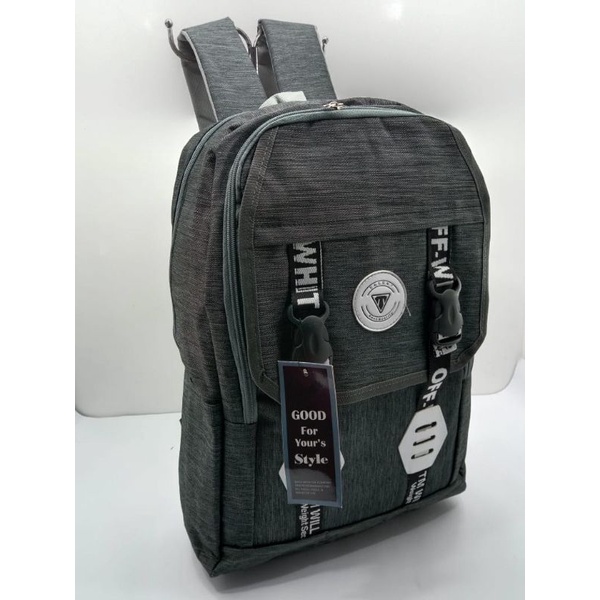 Tas ransel kanvas denim Talent