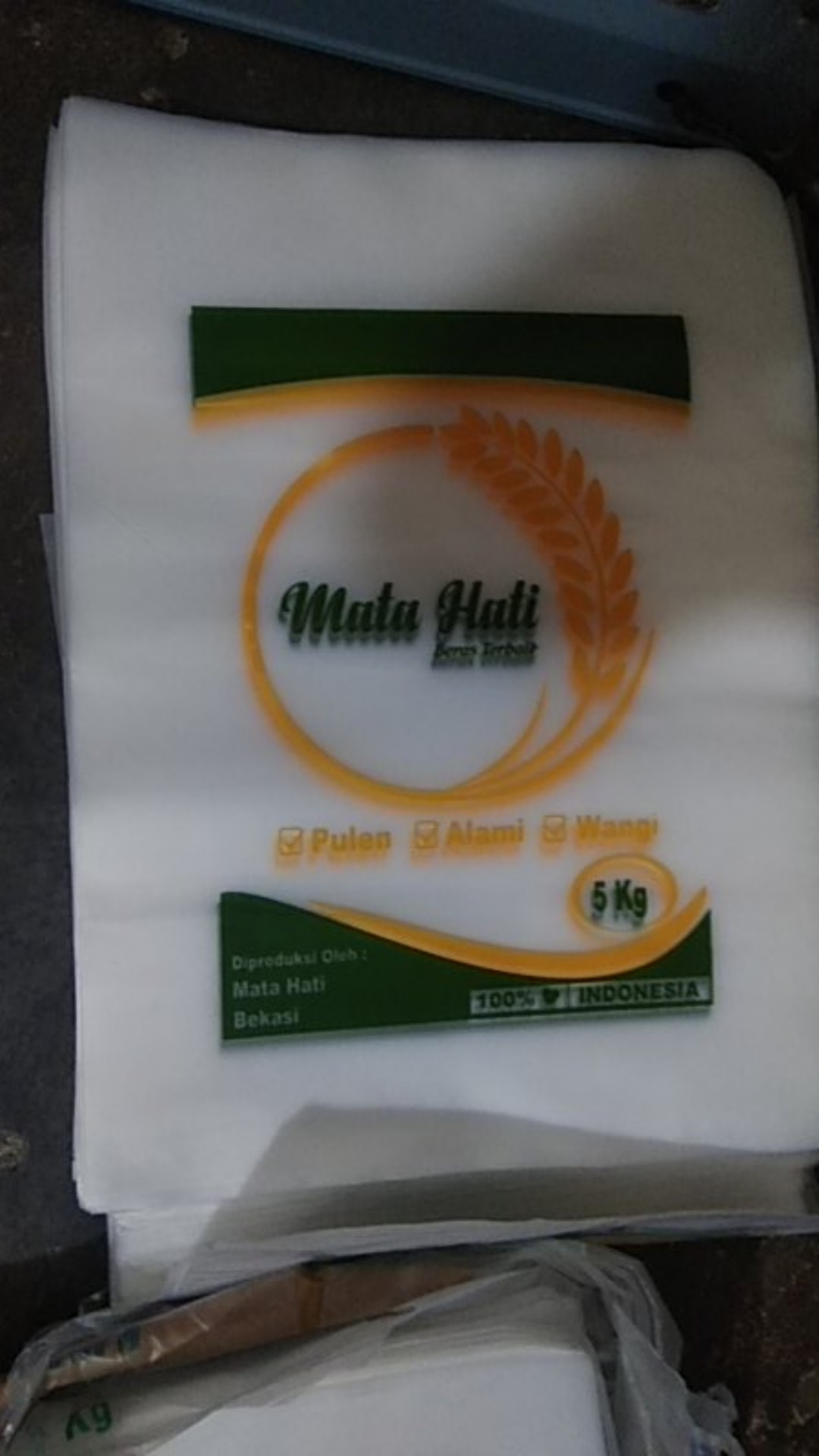 Plastik Beras Kemasan 5 Kg Pree Order