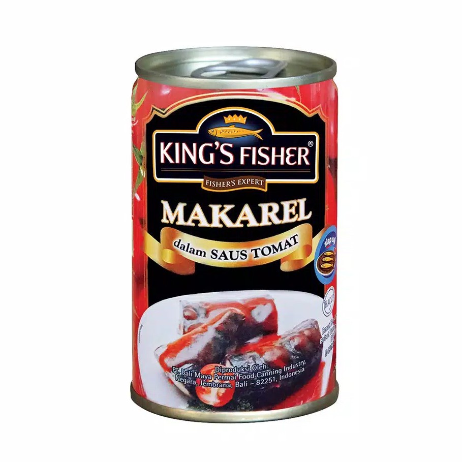 

King's Fisher Makarel dalam Saus Tomat 155 gr