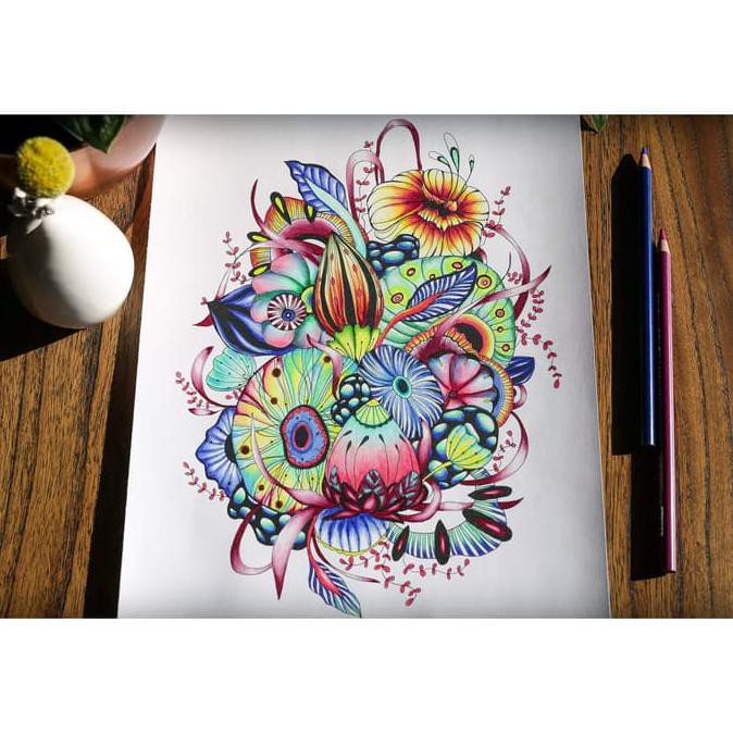 Botanical Wonderland: A Blissful Coloring Retreat Adult Coloring Book
