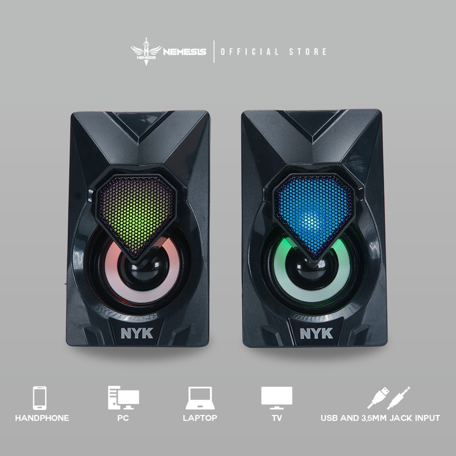 Speaker Gaming Stereo Audio RGB NYK SP-N04 Nemesis