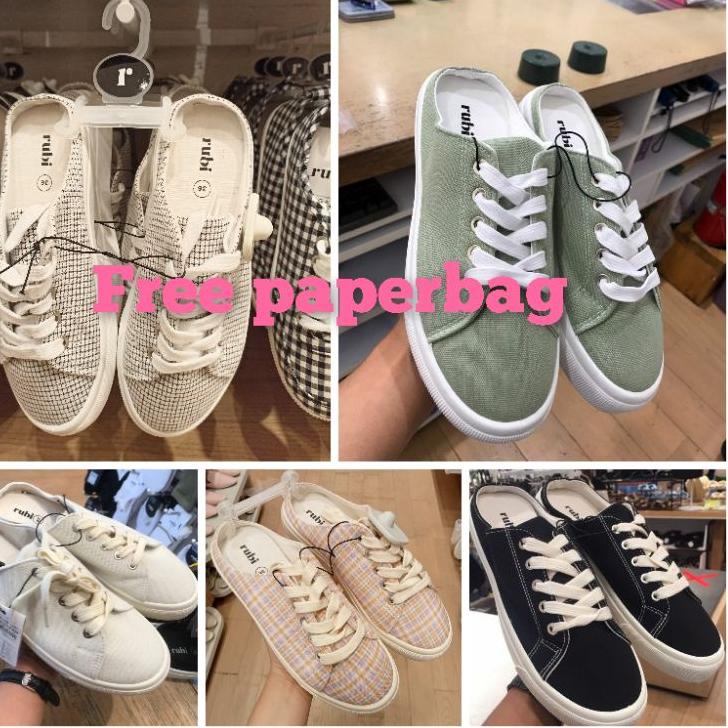 Terlaris sepatu rubi asher lace up mule