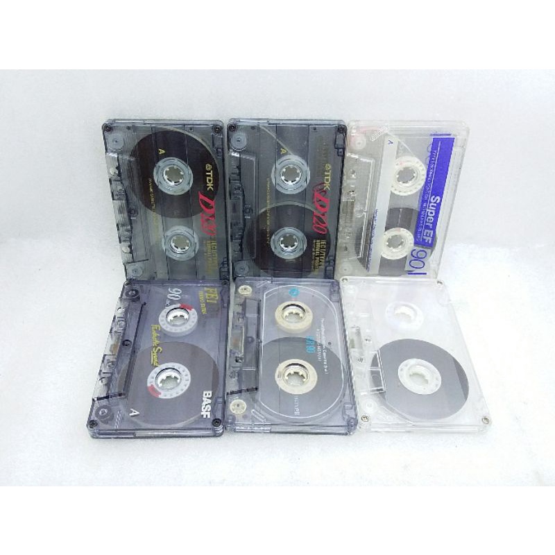 kaset pita kosong Sony TDK Maxell Basf 60 90 menit untuk rekaman record