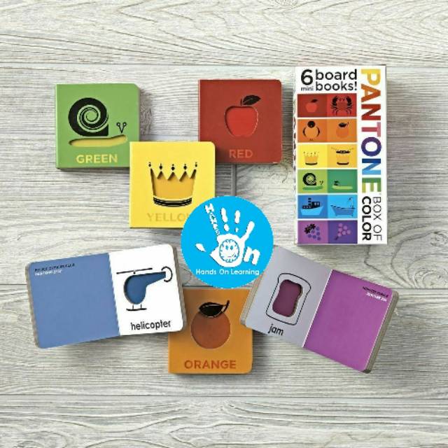 

Pantone box of color 6 board books