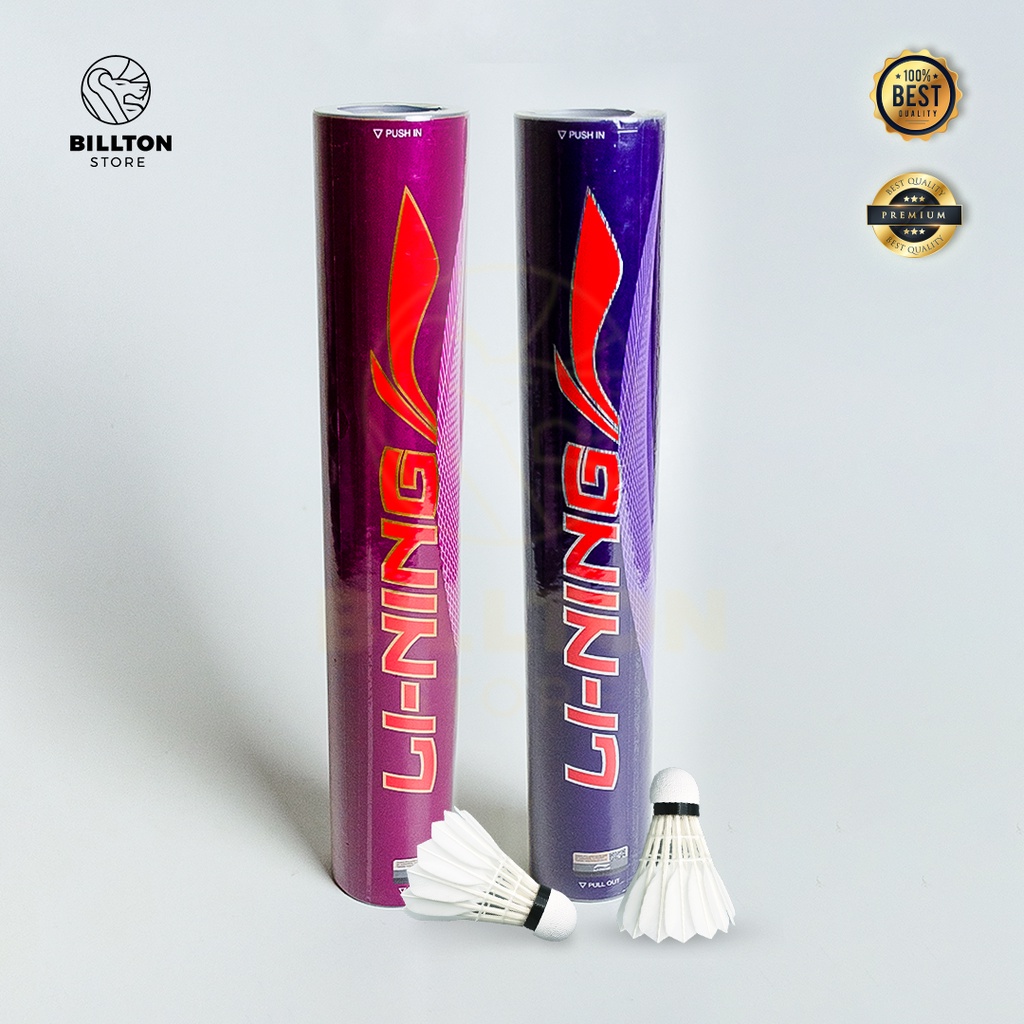 Jual Shuttlecock Badminton Lining Strike Champ ORIGINAL Duck Feather