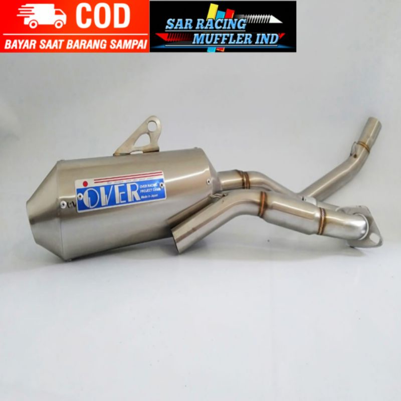 KNALPOT RACING OVER RACING PNP KLX CRF WR155/ KNALPOT OVER BOREUP