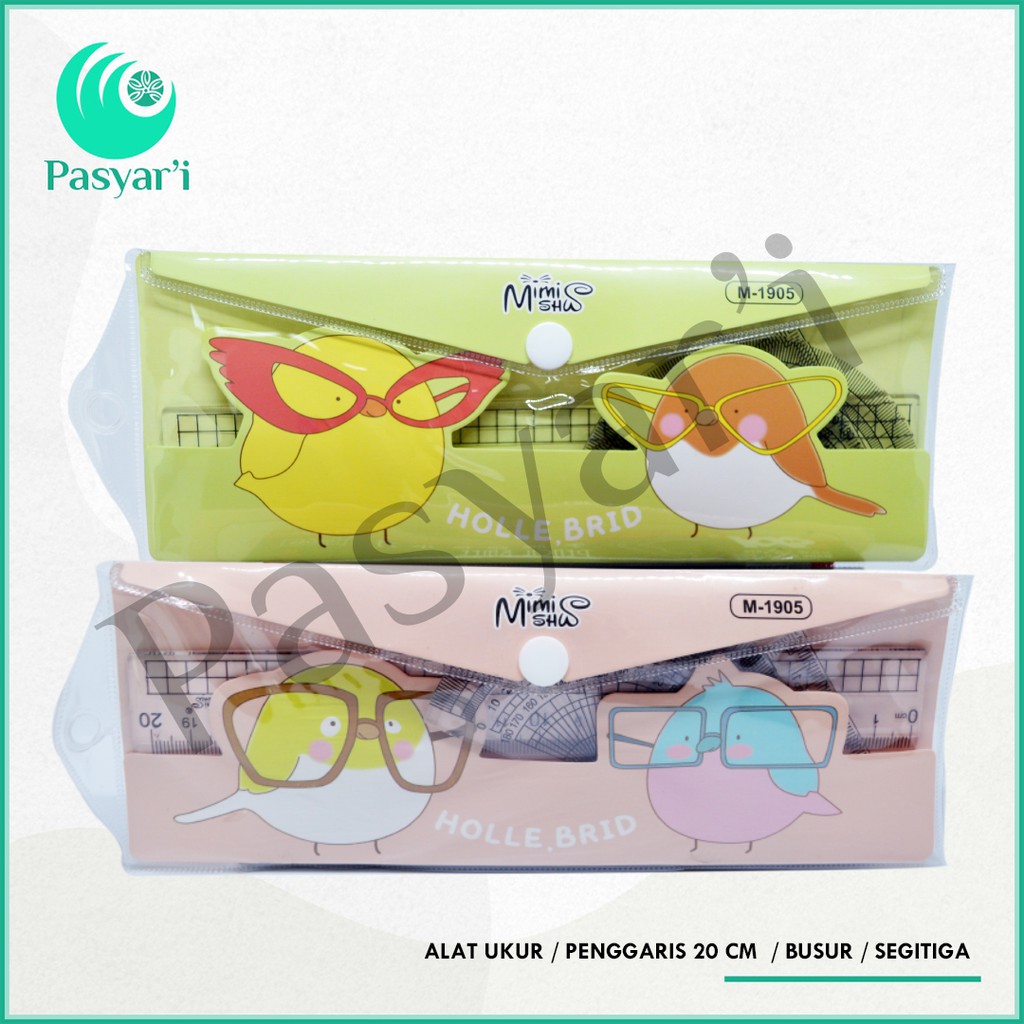 

Alat ukur Mimi SHW/ penggaris 20 cm / busur / segitiga
