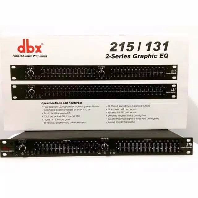 Equalizer audio dbx 215 / 131