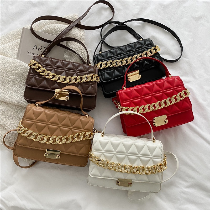 ￼GROSIR TAS MURAH / TAS SELEMPANG WANITA IMPORT MOTIF KOTAK KOTAK