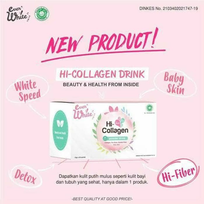 ✨ AKU MURAH ✨Ever White Hi-Collagen Drink / Original 100%