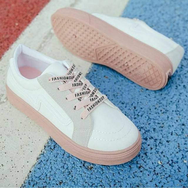  Sepatu  sneaker wanita  korea import sepatu  sekolah  Shopee  