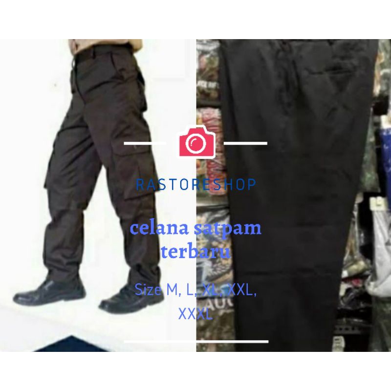 BAHAN TEBAL CELANA SATPAM SECURITY  KEAMANAN PDL PDH TERBARU/CELANA SATPAM POLRI/CELANA SATPAM KEKIN