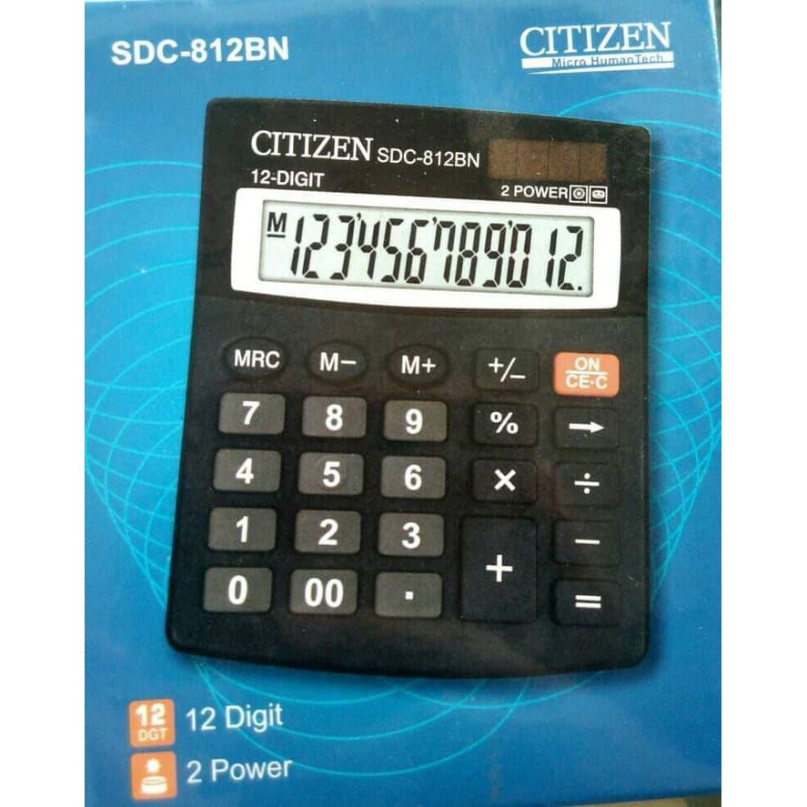 

Terlaris Kalkulator CITIZEN 12 Digit Calculator CT-812BN Paling oke