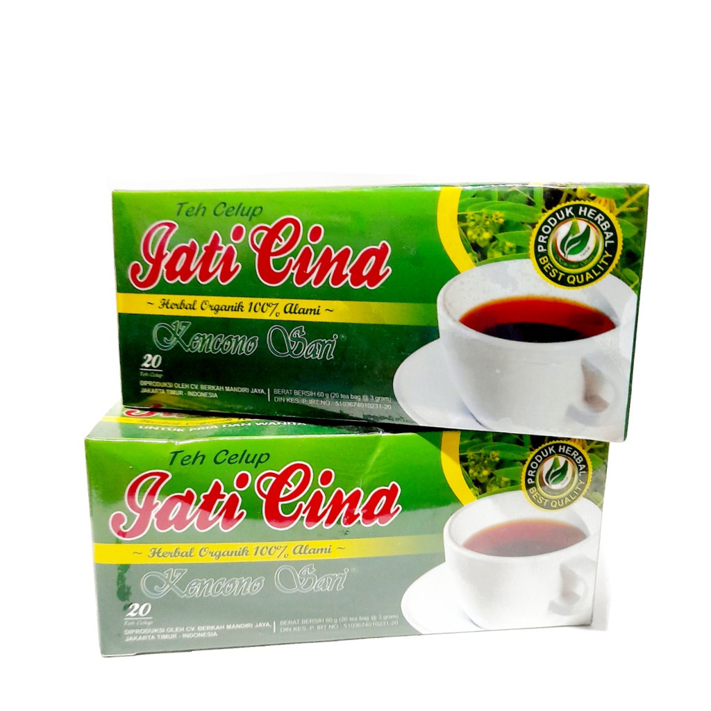 

Teh Celup Jati Cina Kencono Sari Isi 20 | Herbal Organik 100% Alami Untuk Pria dan Wanita