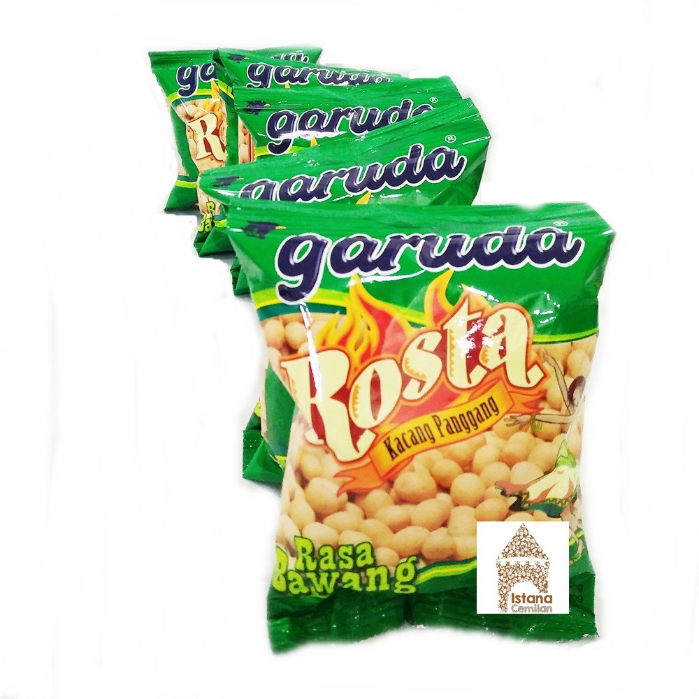 Garuda Rosta Kacang Panggang Bawang / Pedas Isi 10 Pcs