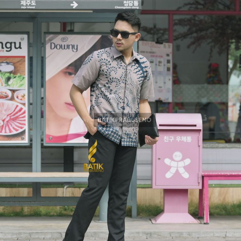 DEWANDARU KEMEJA BATIK PRIA TERBARU PRABUSENO LENGAN PENDEK