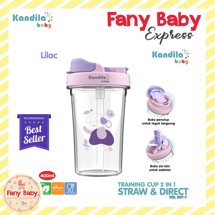 KANDILA TRAINING CUP STRAW &amp; DIRECT 400ML / KDL007-7