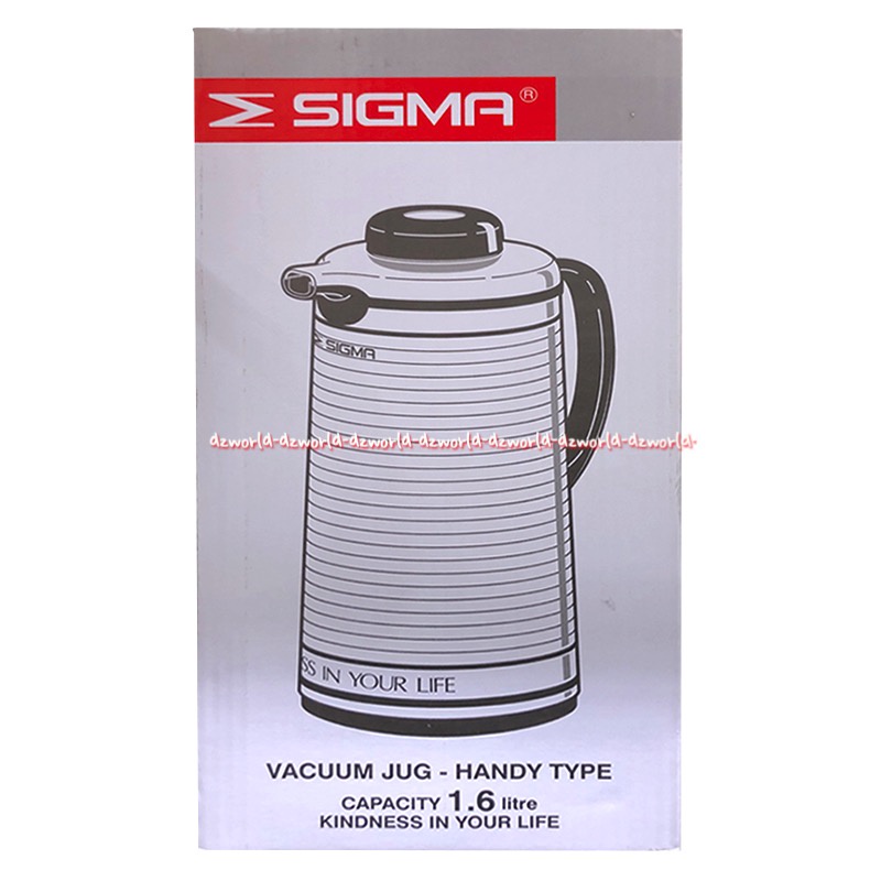 Sigma Vacuum Jug Handy Type 1.6L Termos Thermos Air Panas Tahan Lama Sikma