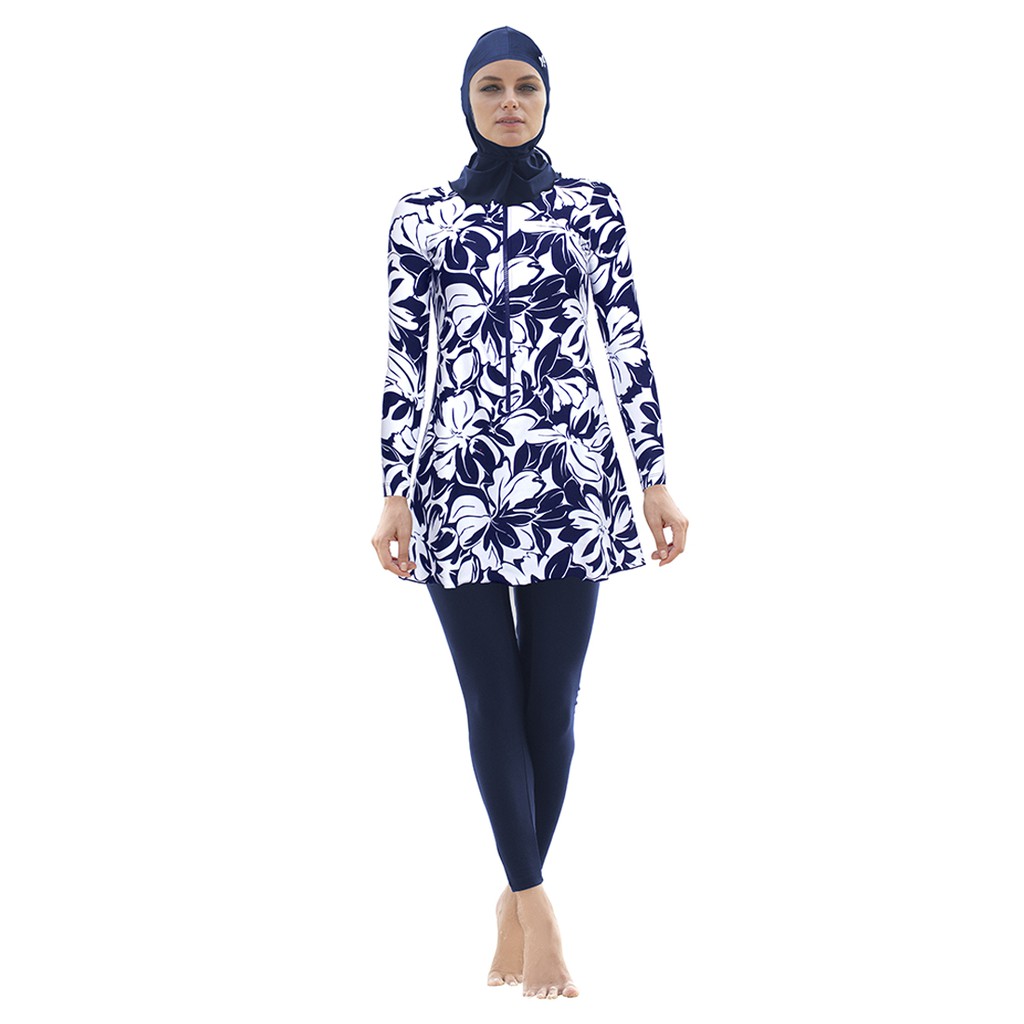  Lasona  Women Burqini Swimsuit Baju  Renang  Muslim Wanita 