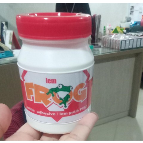 LEM FROG PUTIH // LEM PUTIH BOTOL // LEM KERTAS SERBAGUNA BOTOL FROG