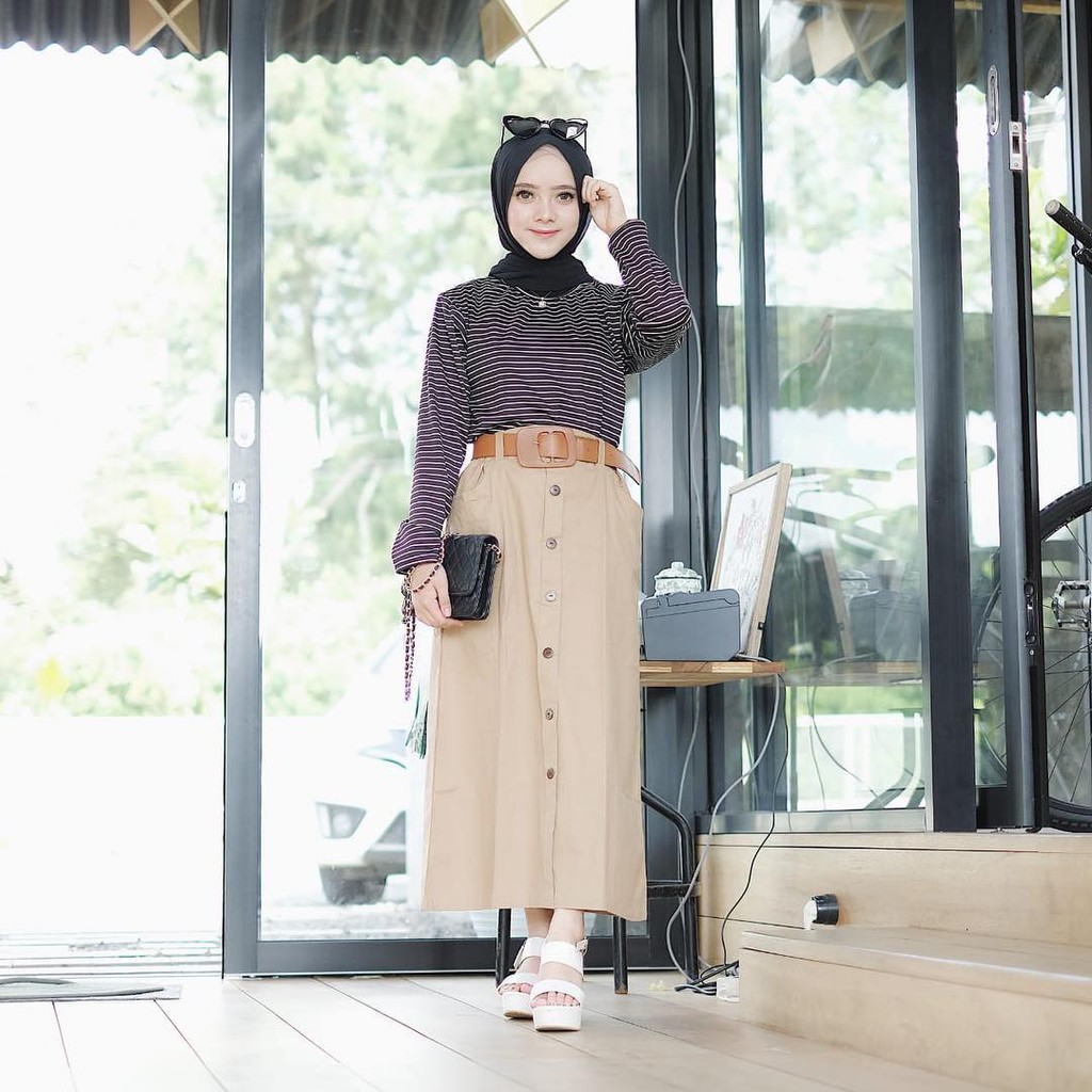 SF Refia skirt Original Koleksi Terbaru Termurah Baju Wanita Lucu Kekinian Modis Modern Casual