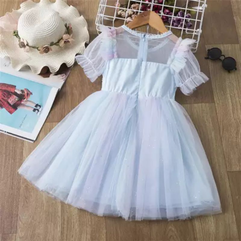 Gaun anak - gaun model lengan pendek untuk pesta