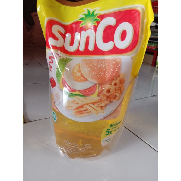 

Minyak goreng/Minyak Sunco 2Liter