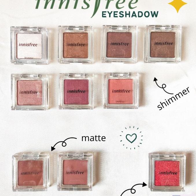 Jual Innisfree Single MultiPurpose Eyeshadow (Shimmer/Matte/Glitter