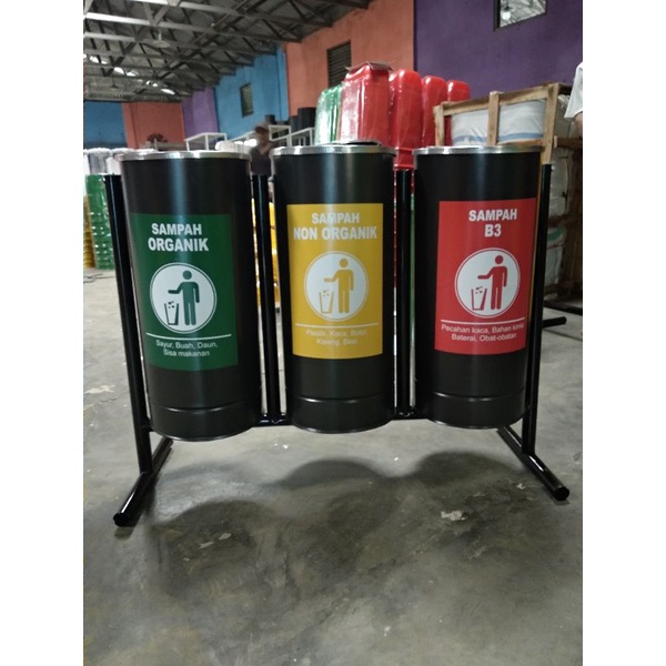 tempat sampah 3 in 1