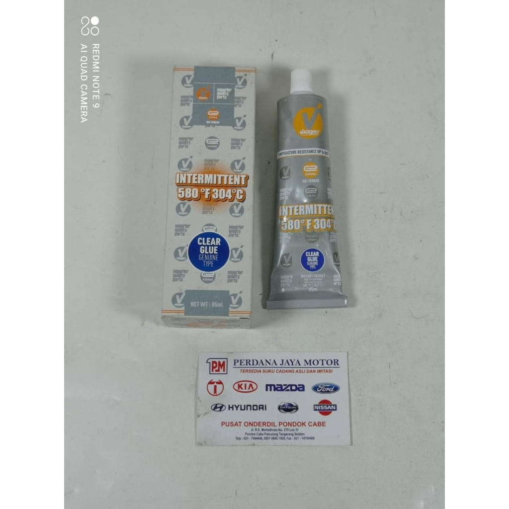 

Lem Mesin Silikon Clear Glue Vaagen 85 ml