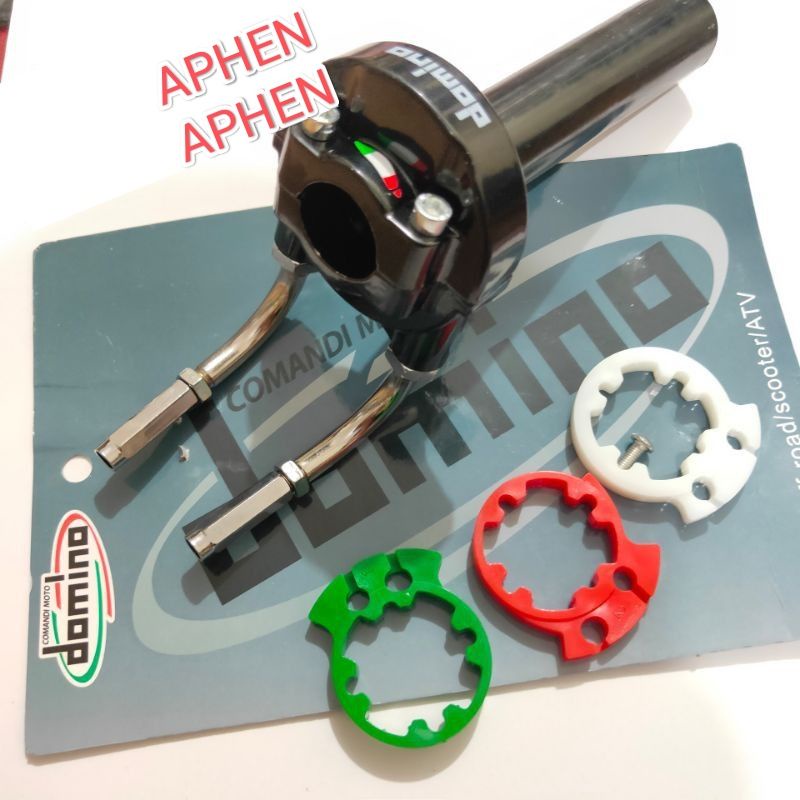 Slongsong gas spontan 2kabel gas aktif domino free L gas chrome universal