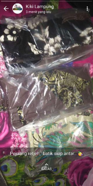 Distro Batik Hrb026 Kenongo Kemeja Tosca Pende Pekalongan Padi M L Xl Sogan Halus Kemeja Batik