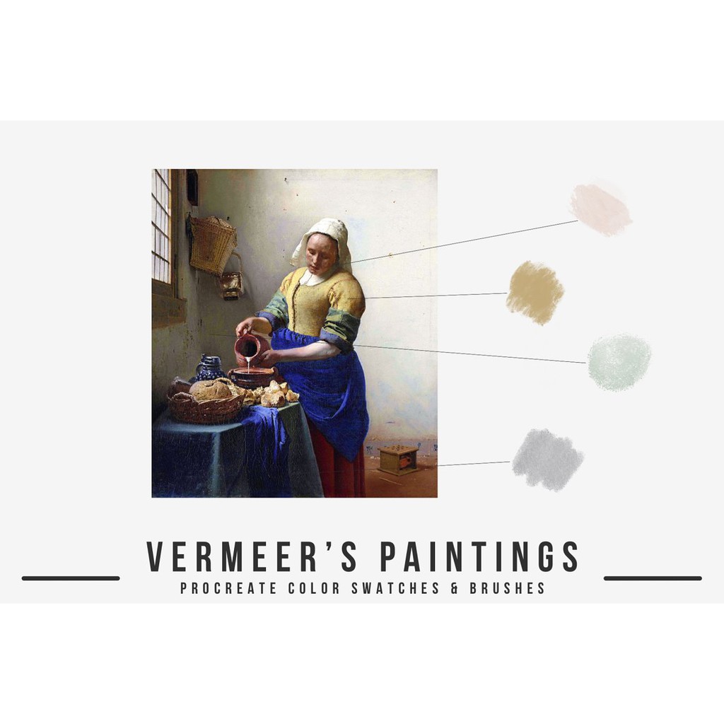 Procreate Brush - Vermeer's Art