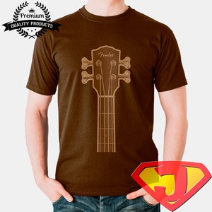 Kaos Musik Pria /  - Fender Bass Guitar CB-100CE