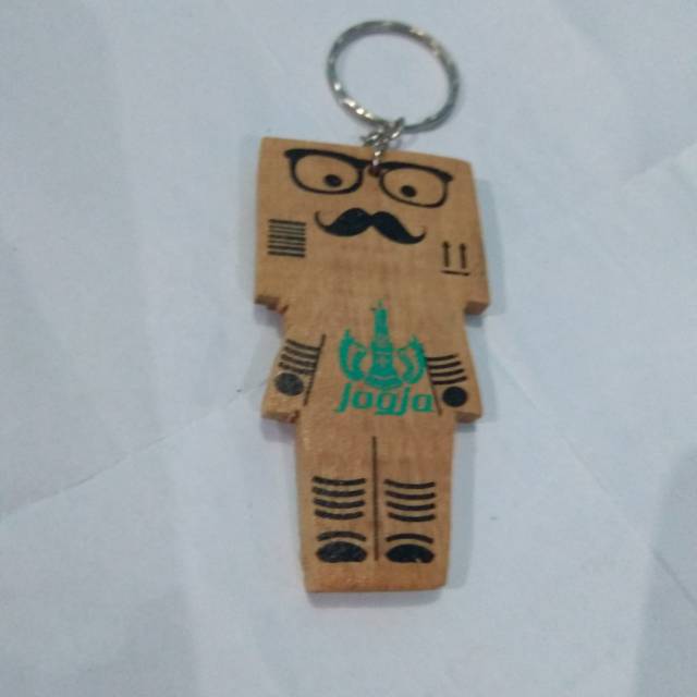 GANTUNGAN KUNCI DANBO KHAS JOGJA HARGA PER PCS UKURAN 7x3 cm - SOUVENIR MURAH KHAS JOGJA