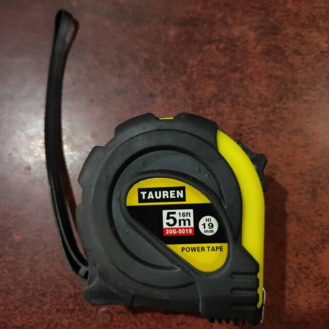 Alat Ukur Meteran Tukang / Meteran 5 M Tauren