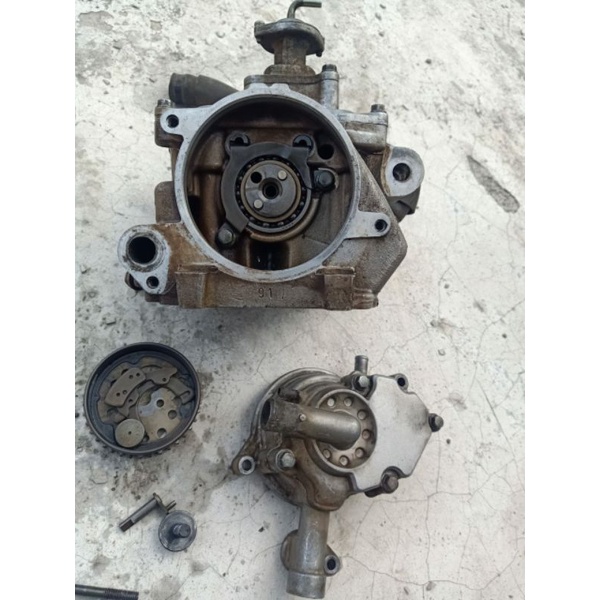 Head kop - cylinder head vixion old lama original fullset waterpump