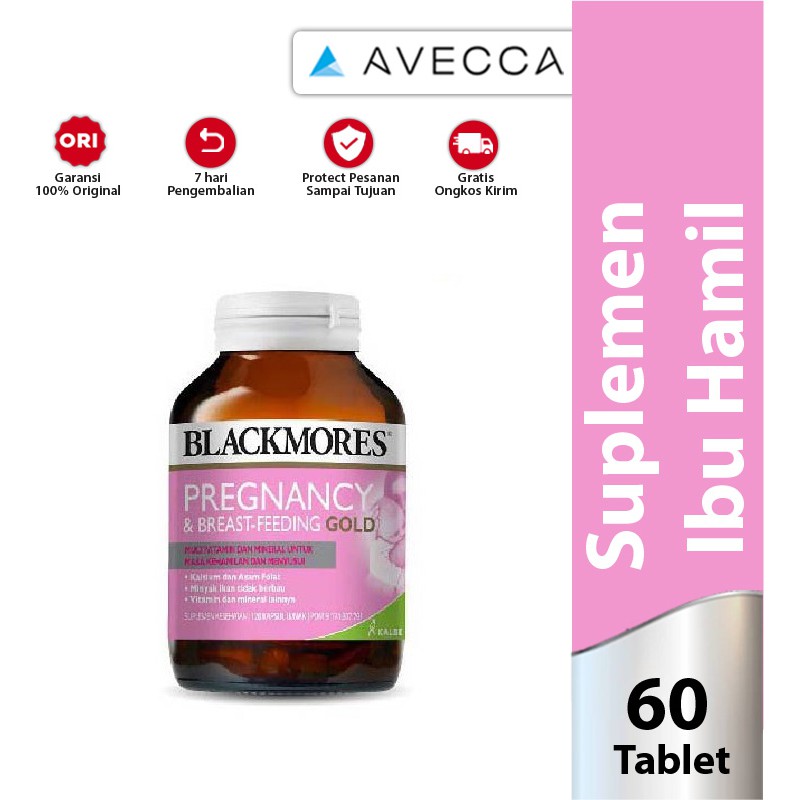 Blackmores Pregnancy & Breastfeeding Gold (Suplemen Ibu Hamil & Menyusui / Program Kehamilan)-1