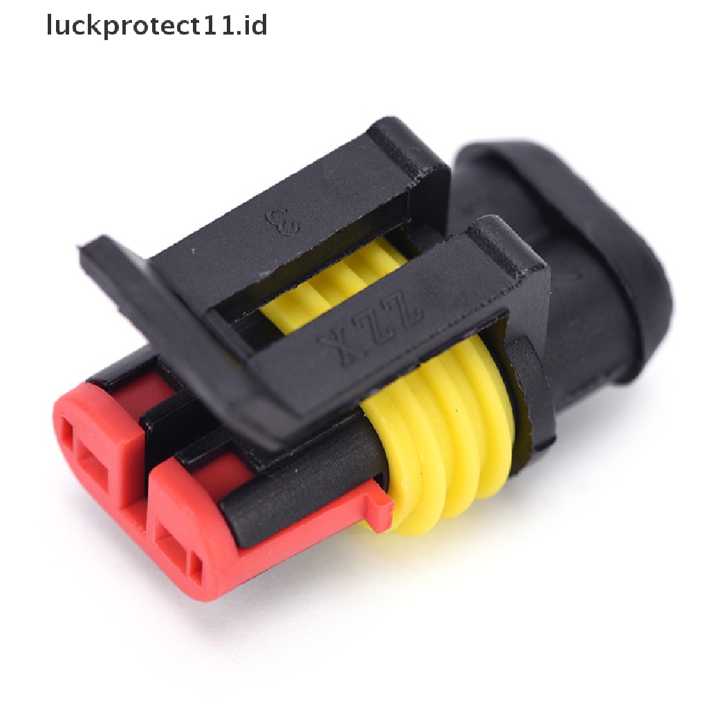 //HG&amp;ID// 10 Kits 2 Pin Way Sealed Waterproof Electrical Wire Connector Plug Car Auto Sets .