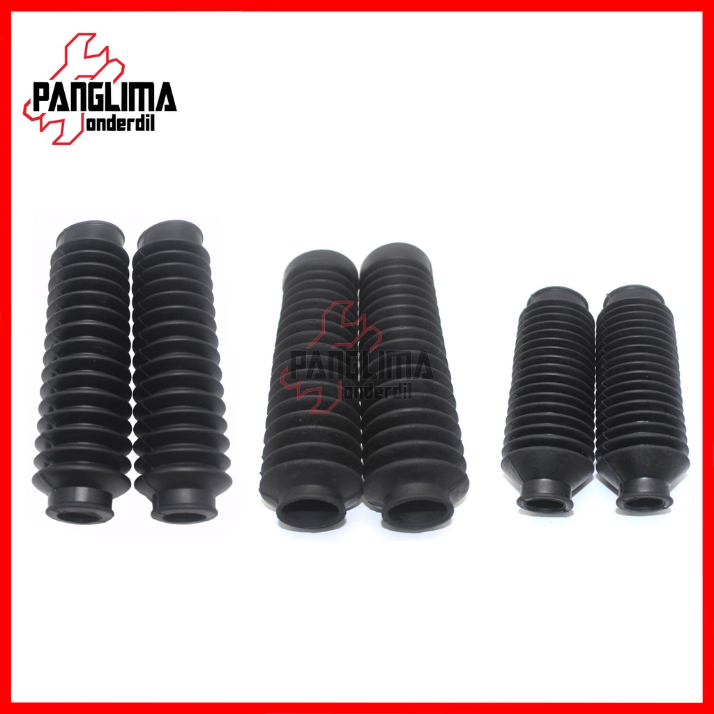 Karet Shock Depan Trail Untuk Semua Jenis Motor-Universal Cover-Kondom Sok-Shok Shockbreaker-Shokbreaker-Shockbreker- Ukuran Kecil-Sedang-Besar