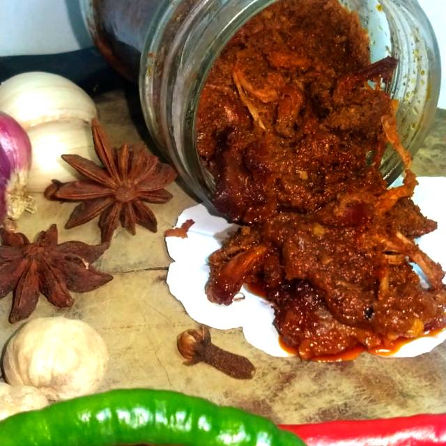 

Rendang Suwir daging sapi kemasan