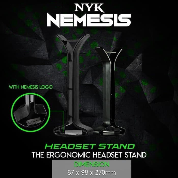 Headset Stand NYK Nemesis - Gaming - High Quality - Ergonomic