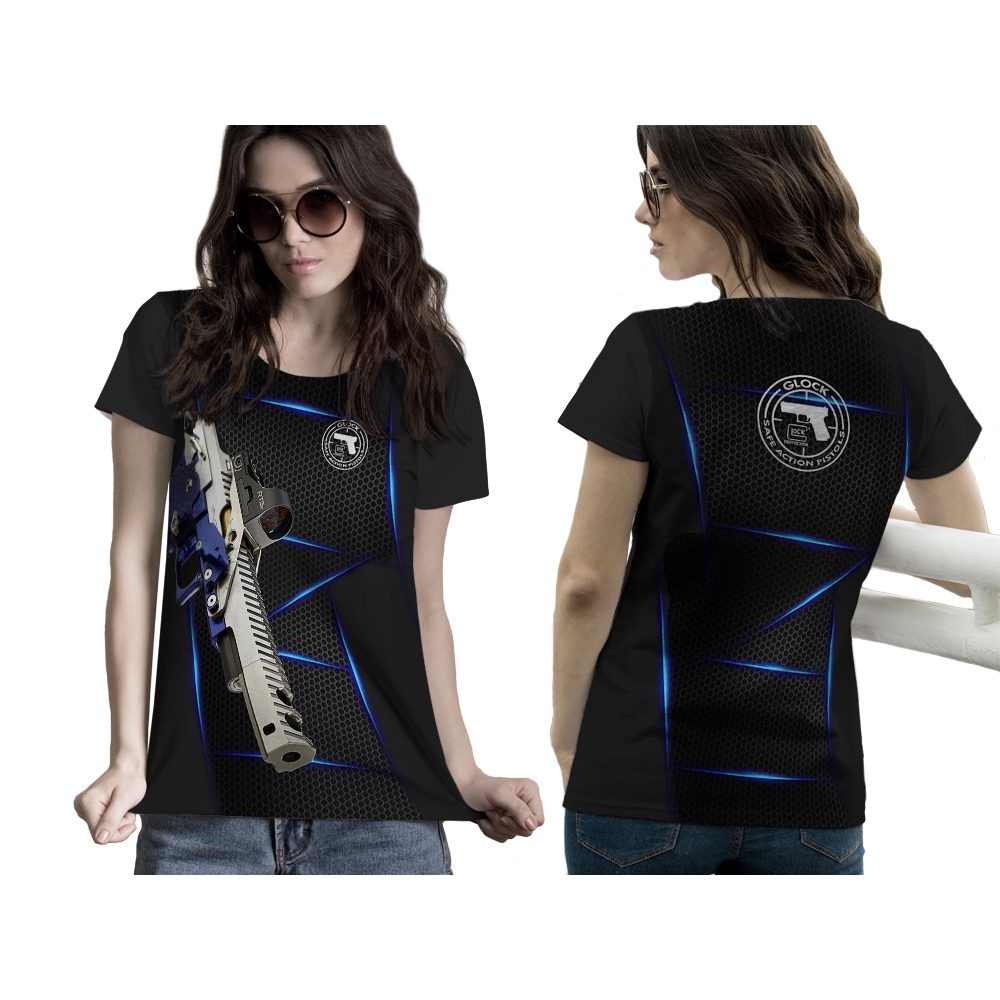 KaosArmy - Kaos Glock Wanita | Kaos Glock Terbaru | Kaos Glock FullPrint